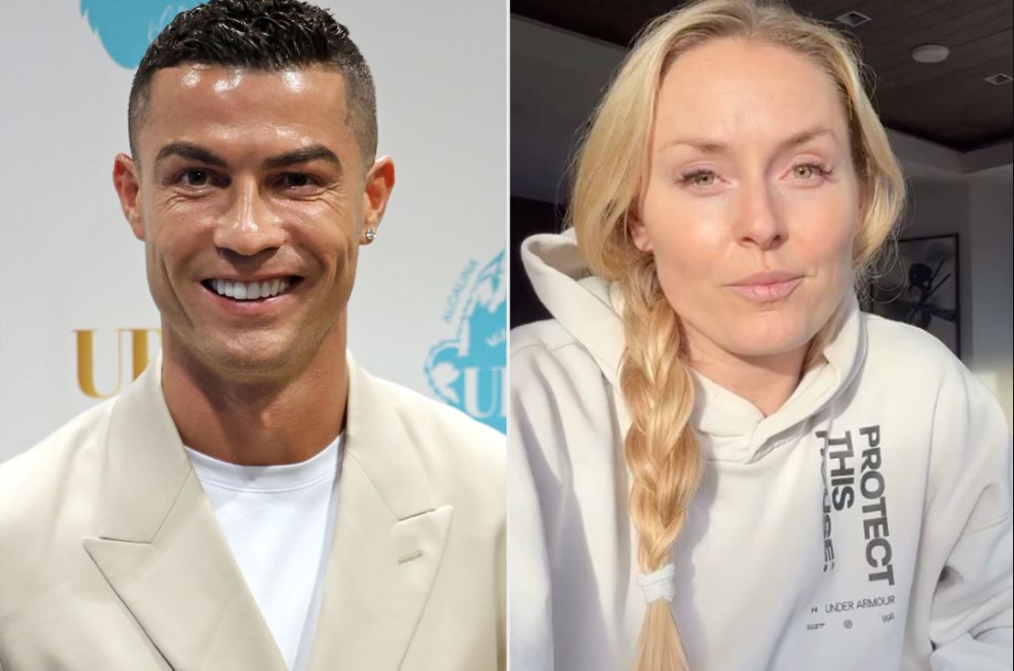Cristiano Ronaldo memberikan pesan menyentuh di kolom komentar instagram Lindsey Vonn.