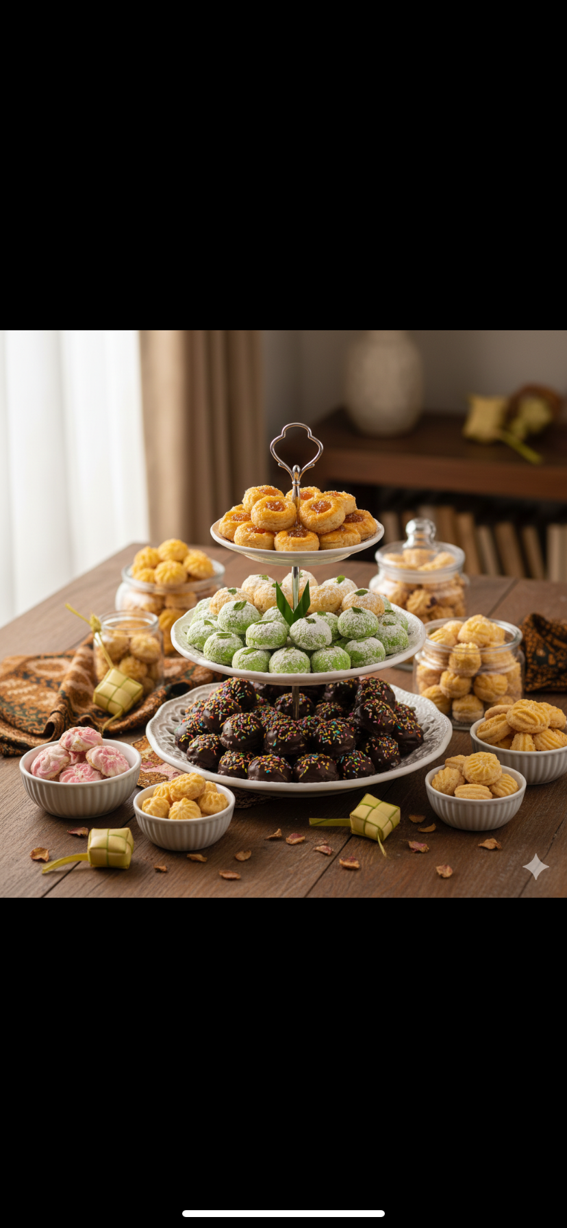 Ilustrasi kue lebaran