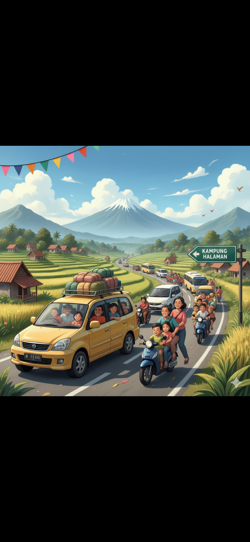Ilustrasi mudik