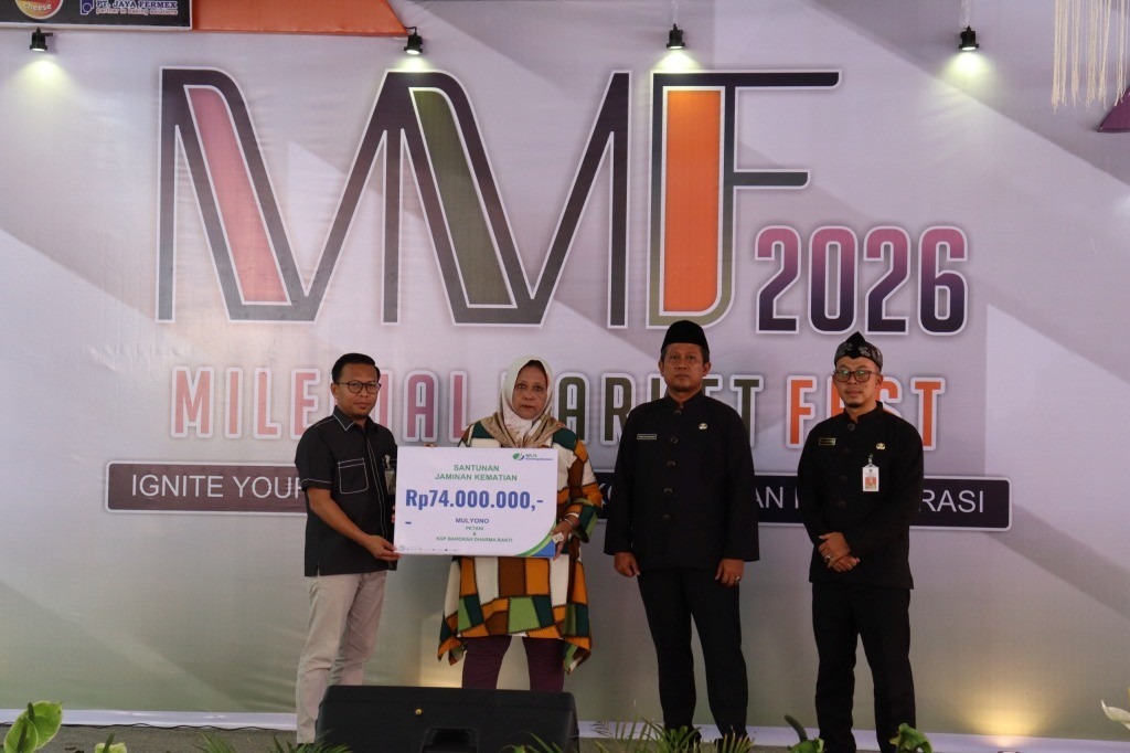 Ahli waris almarhum Mulyono di Pacitan terima santunan JKM BPJS Ketenagakerjaan senilai Rp74 juta.