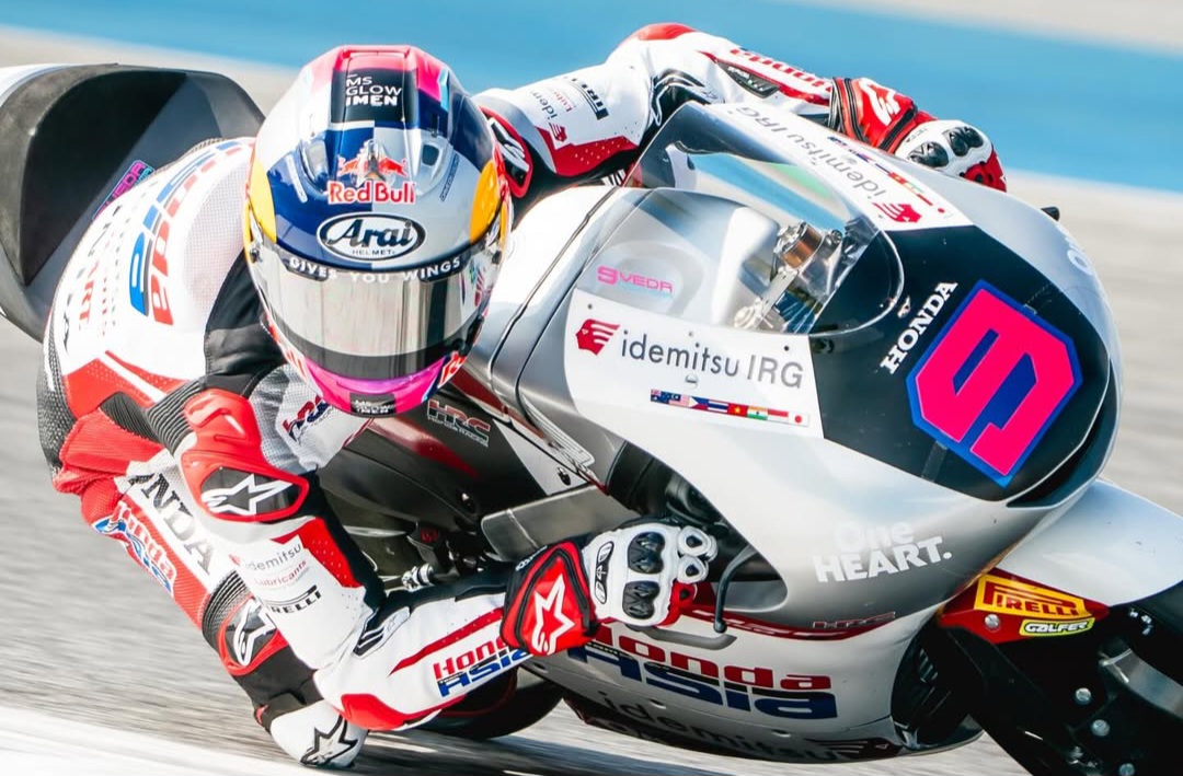 Veda saat menjalani debut di Thailand (Instagram).