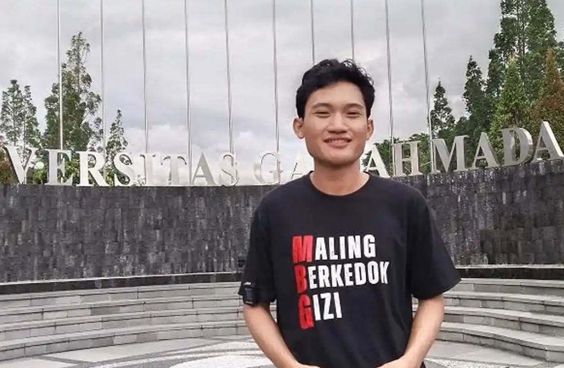 Ketua BEM UGM Tiyo Ardianto.