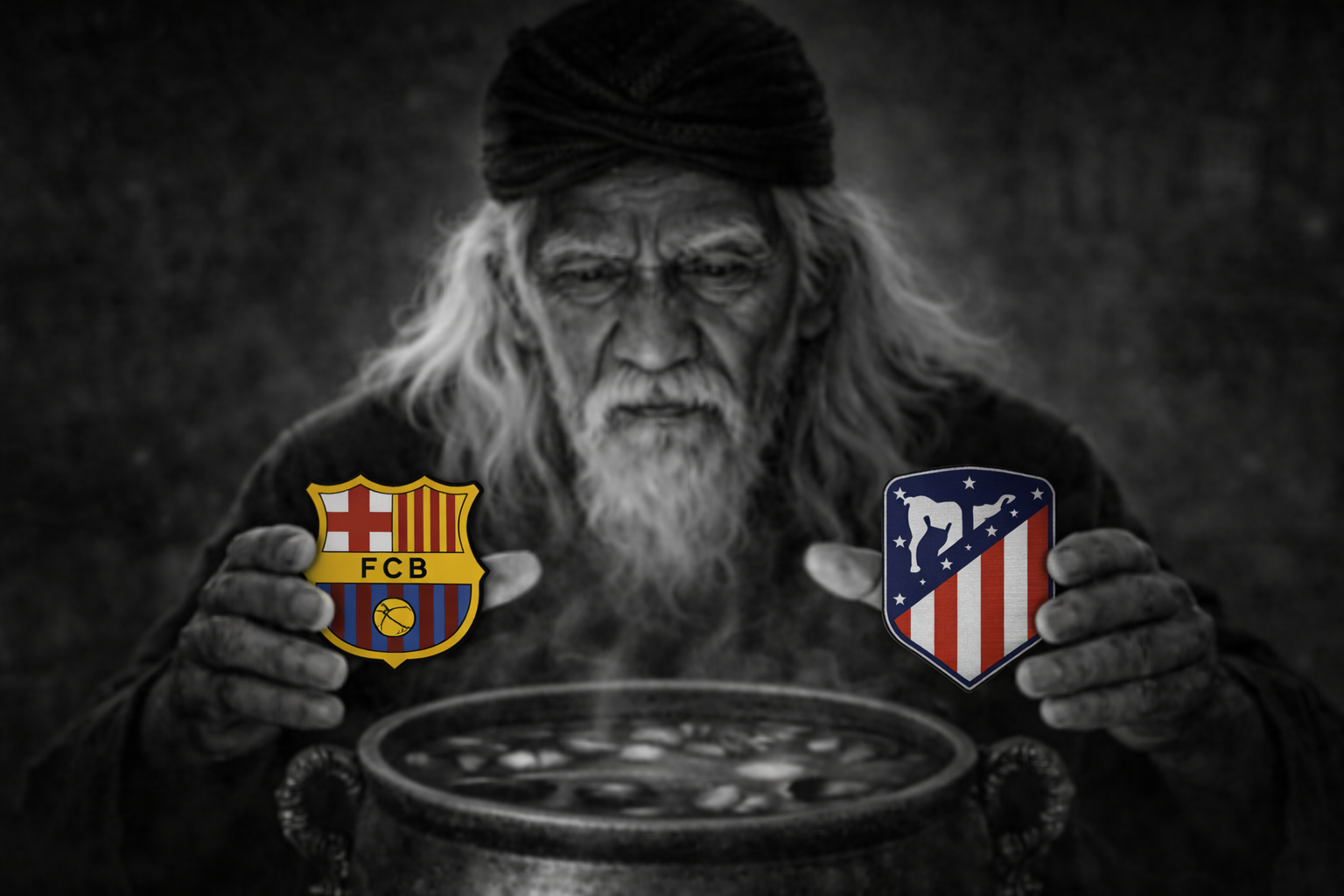 Laga Barcelona vs Atletico Madrid dalam ramalan mbah sakat.