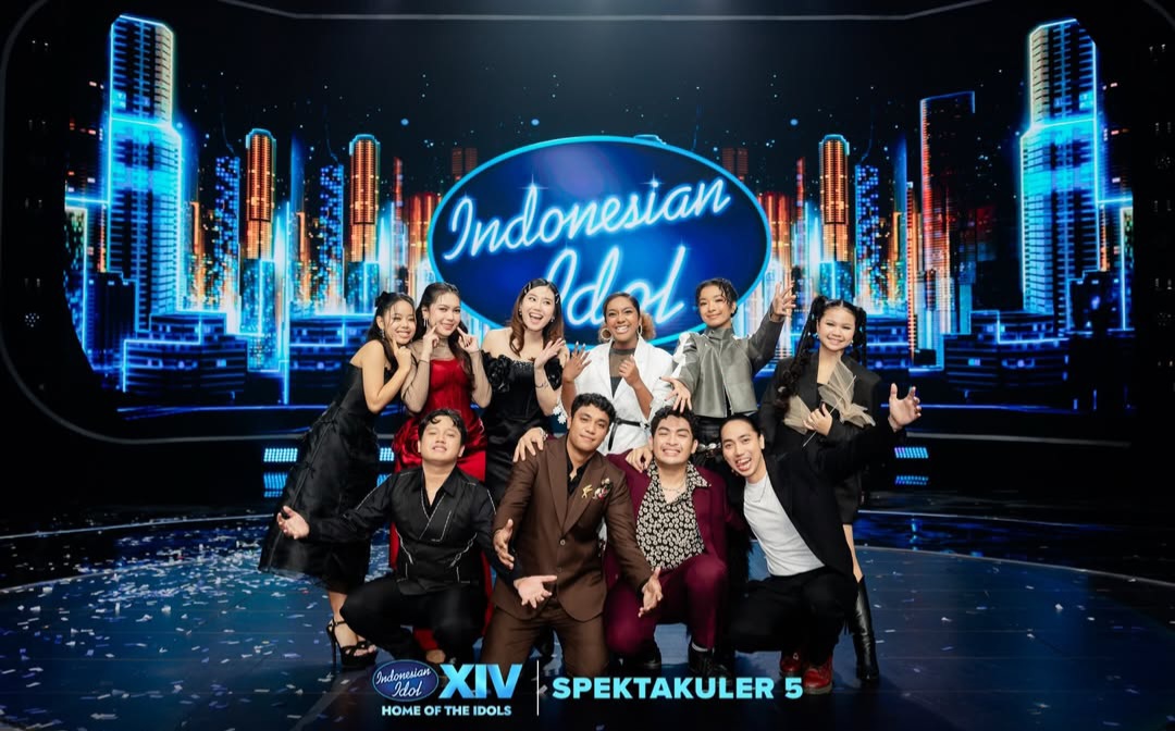 10 peserta yang lolos Spektakuler Show 6. 