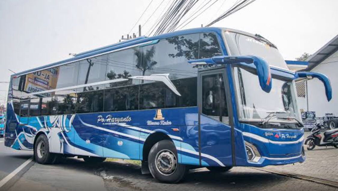 Ilustrasi Sleeper Bus PO Haryanto