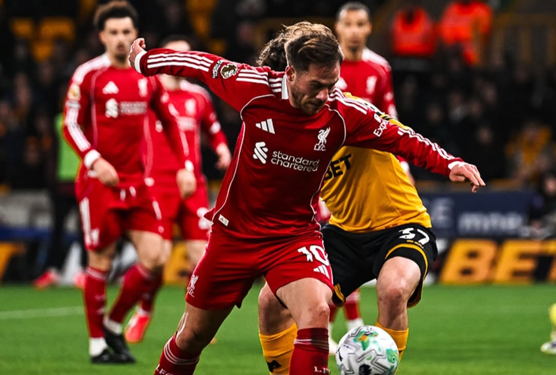 Liverpool tumbang di kandang Wolves.
