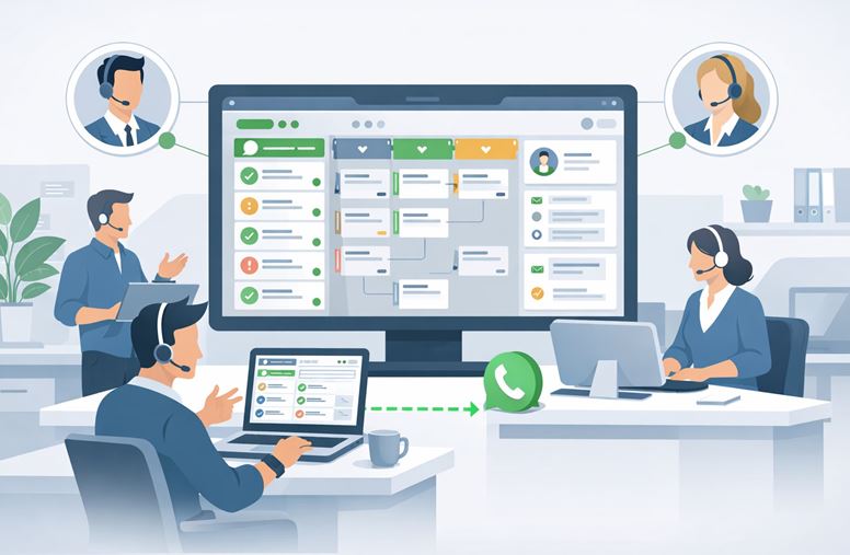 Ilustrasi WhatsApp CRM