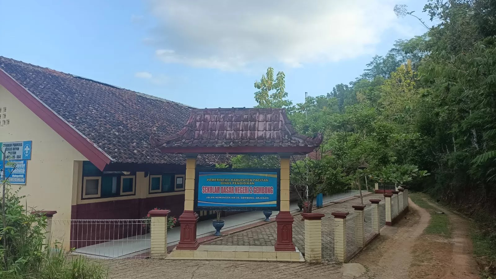 INFRASTRUKTUR PENDIDIKAN: Bangunan SD di Pacitan yang masuk kajian regrouping akibat penurunan jumlah siswa. DOK RADAR PACITAN