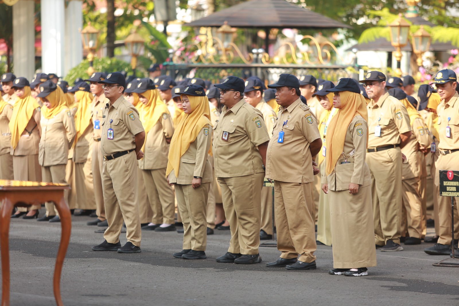 EVALUASI ASN: Plt Wali Kota Madiun F Bagus Panuntun menegaskan pejabat yang tidak mampu menjalankan target pembangunan siap diganti. BAGAS BIMANTARA/RADAR MADIUN