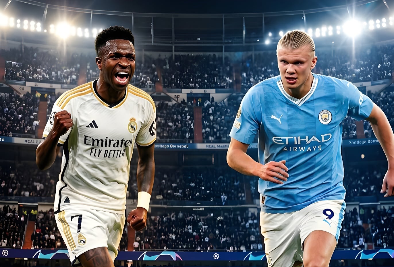 Ilustrasi Madrid vs City.
