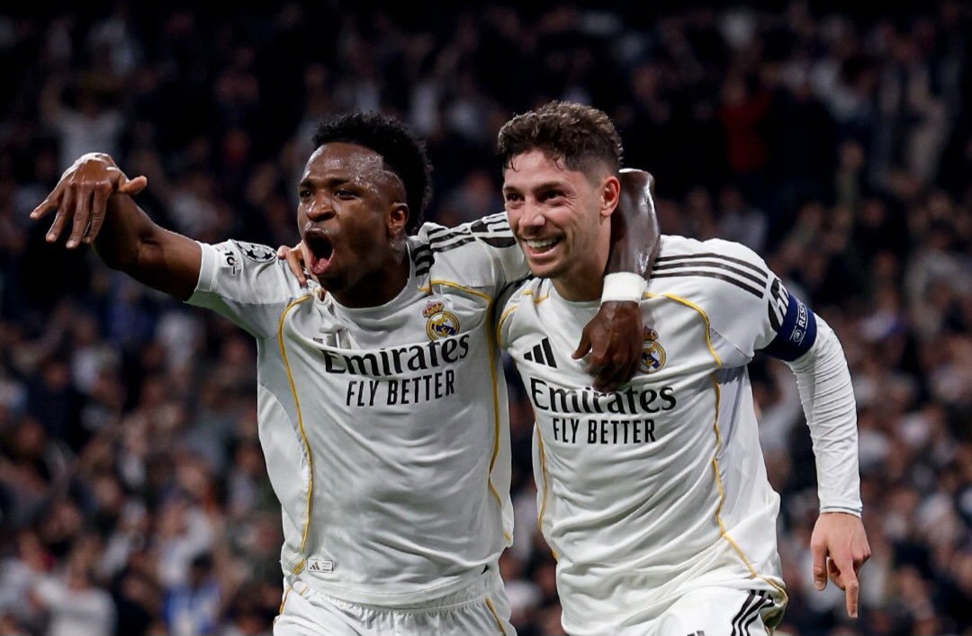Real Madrid menang 3-0. Gol diborong Valverde.