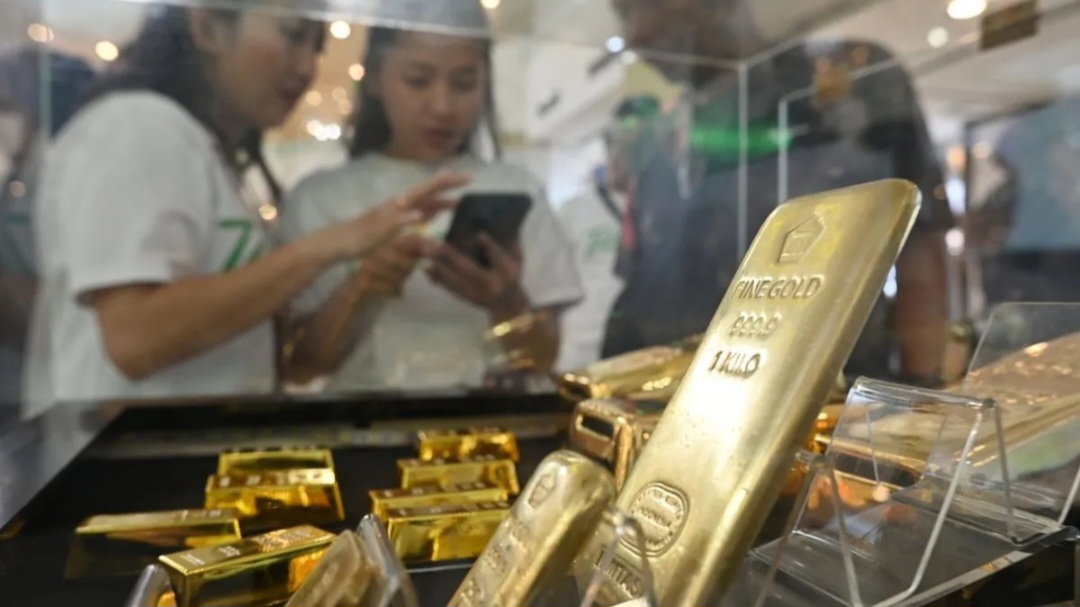 Harga emas Pegadaian hari ini naik.