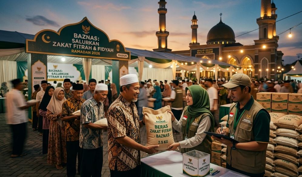 Ilustrasi pembayaran zakat fitrah