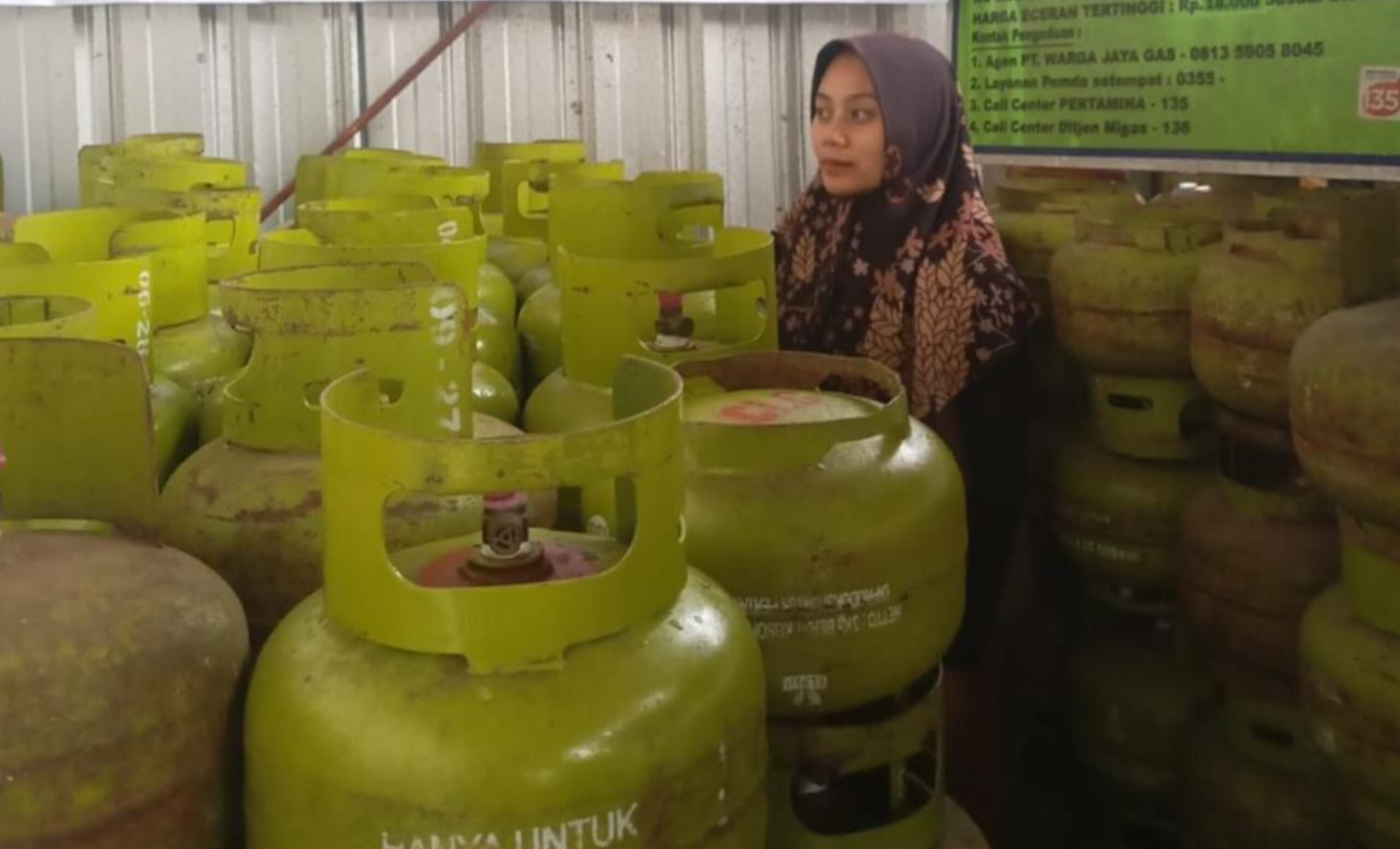 Distribusi LPG tiga kilogram di pangkalan resmi wilayah Madiun Raya dipastikan aman menjelang Lebaran. FOTO: PERTAMINA