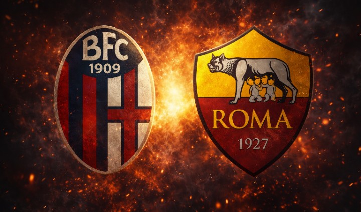 Duel Bologna vs AS Roma di Europa League dini hari nanti.