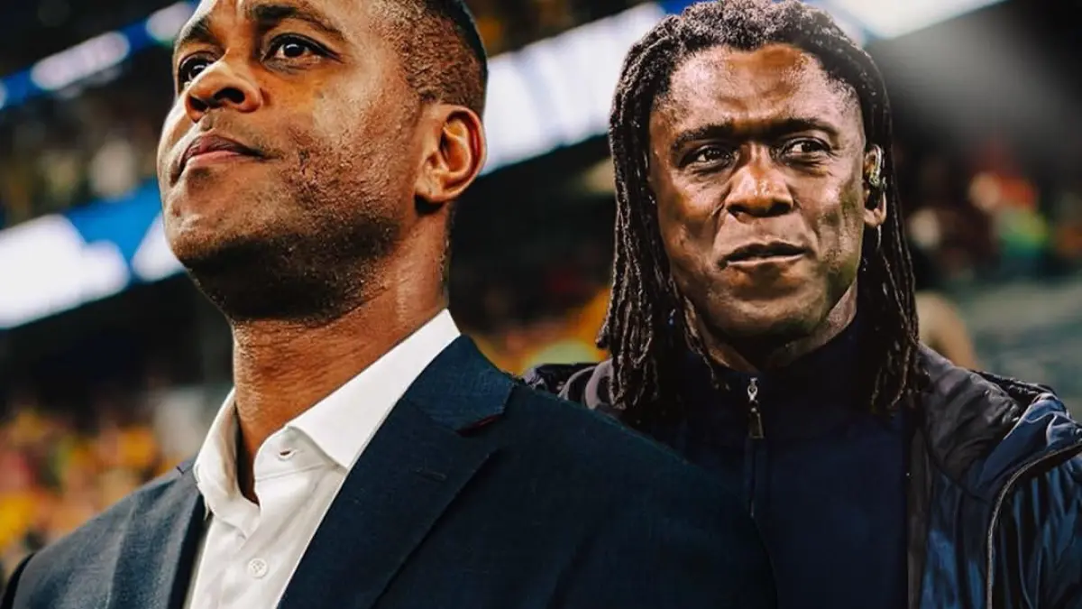 Timnas Suriname menunjuk Patrick Kluivert dan Clarence Seedorf sebagai penasehat untuk membantu pengembangan sepak bola nasional. (ig @officialnatio_)