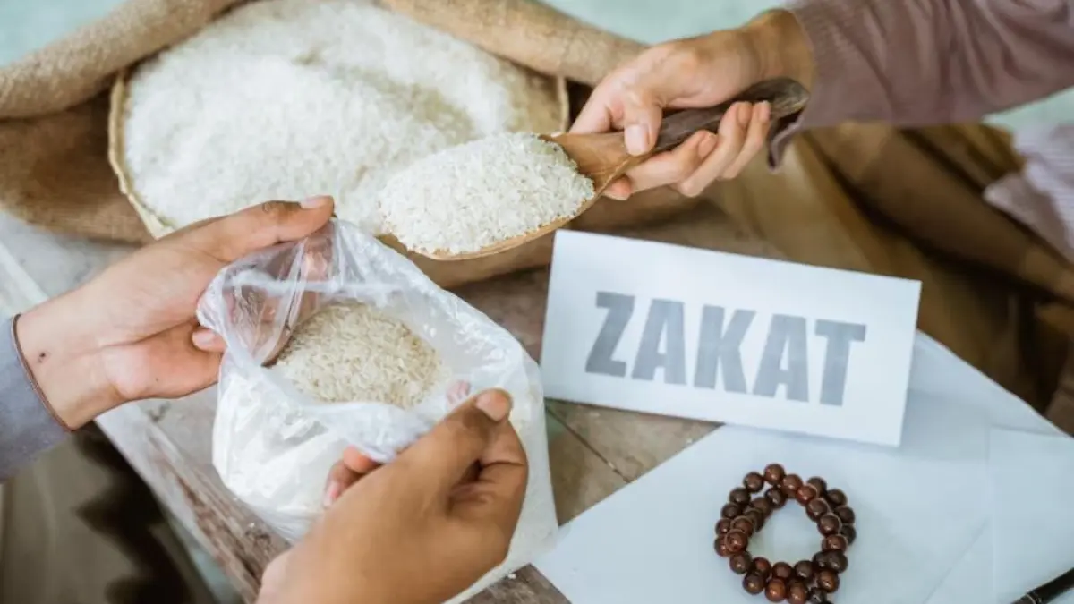Ilustrasi zakat fitrah. (freepik) 