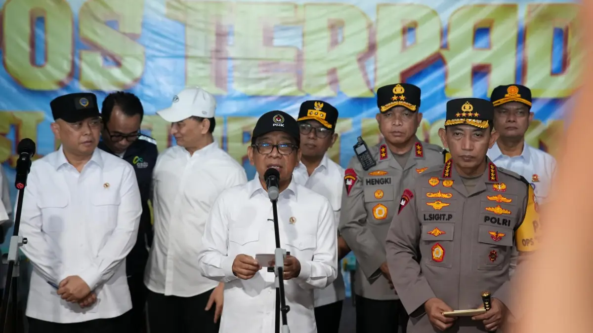 Lintas menteri turun ke Pelabuhan Merak untuk antisipasi lonjakan penumpang pada puncak arus mudik. (Foto: KEMENKO PMK)