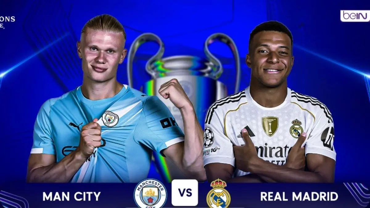 Manchester City vs Real Madrid Liga Champions 2026. Los Blancos unggul agregat 3-0, leg kedua menentukan. (Vision+)