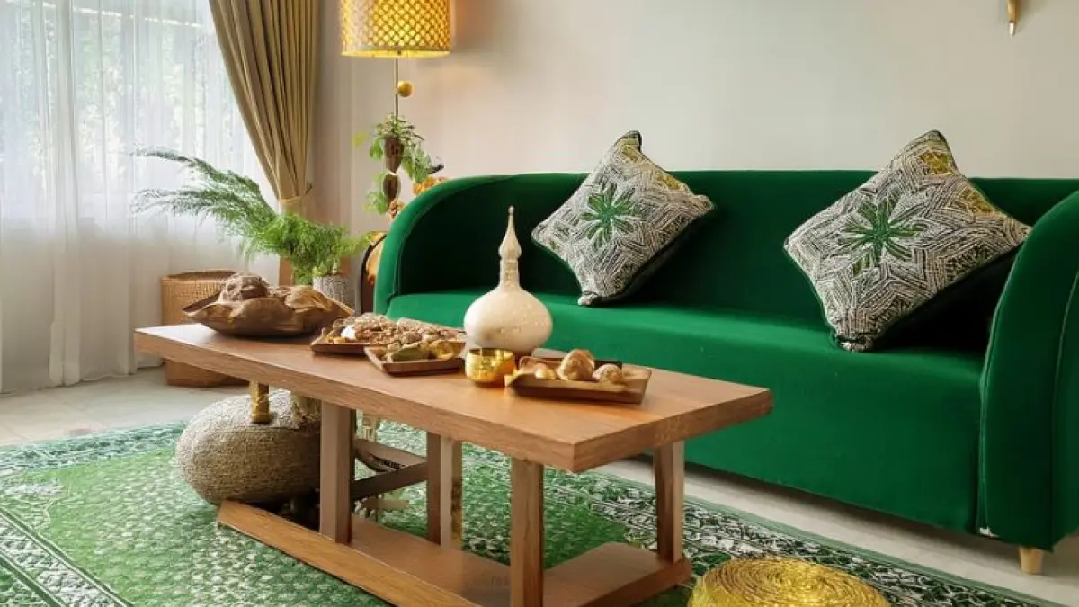 Ilustrasi dekorasi rumah Idul Fitri. (raywhitesignaturekuningan.com)