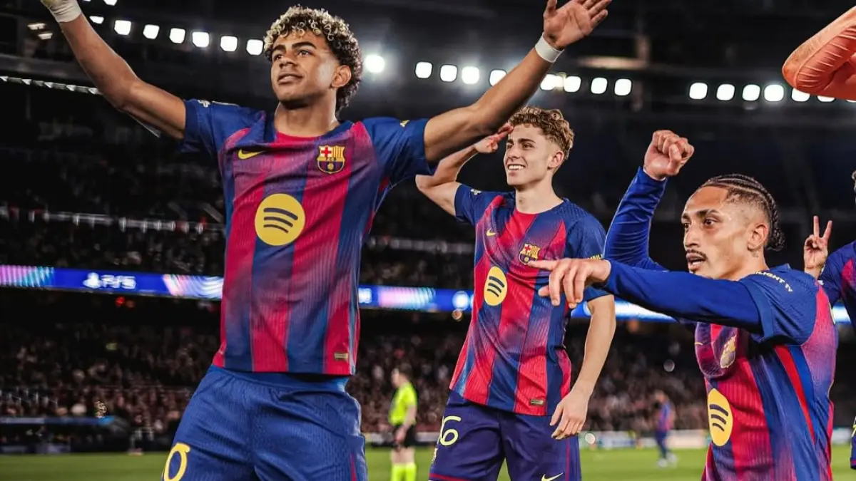 Barcelona menghancurkan Newcastle United 7-2 di Camp Nou dan mengunci agregat 8-3. (Ig @fcbarcelona)