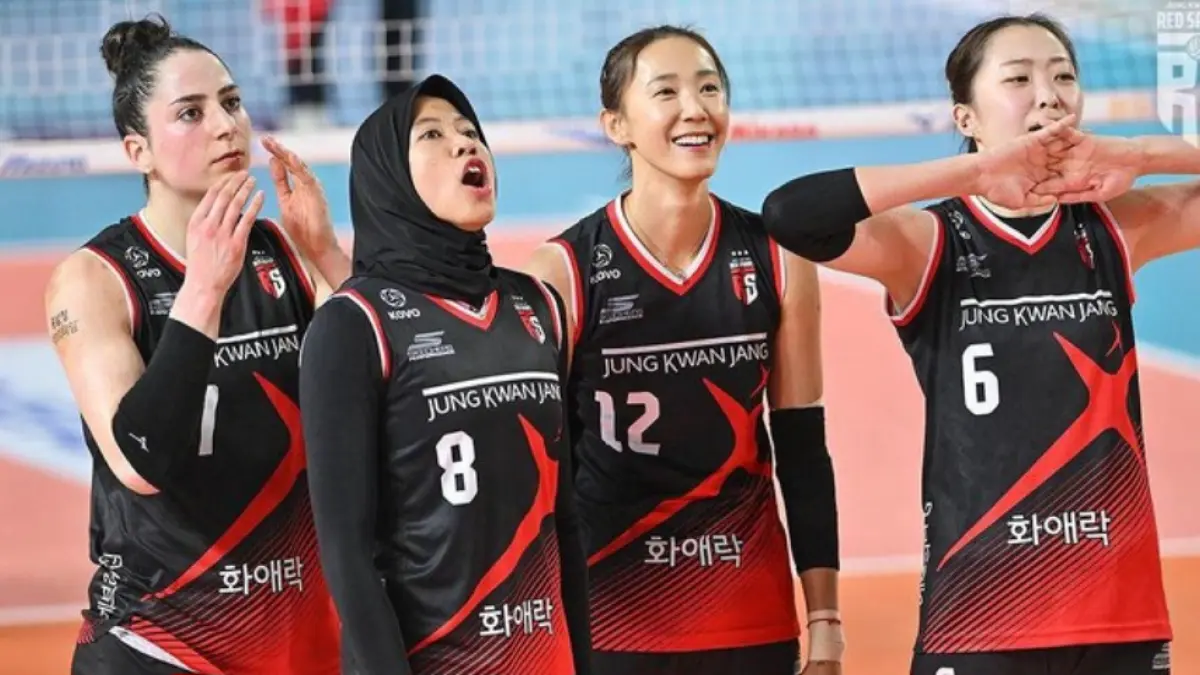 Megawati absen Liga Korea 2026/2027 akibat cedera lutut, namun tetap bertekad comeback dalam kondisi fit. (Red Sparks)