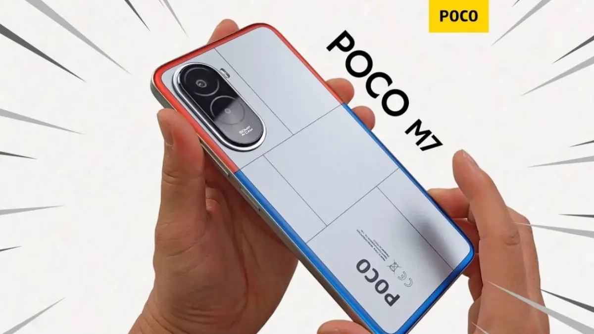 Poco M7 jadi salah satu handphone paling layak dibeli karena spesifikasi serta fitur yang melebihi harga murahnya. (YOUTUBE)