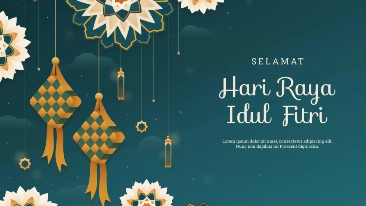 100 ucapan Idulfitri 2026 lengkap, dari Minal Aidin, kata maaf menyentuh hingga bahasa Inggris.