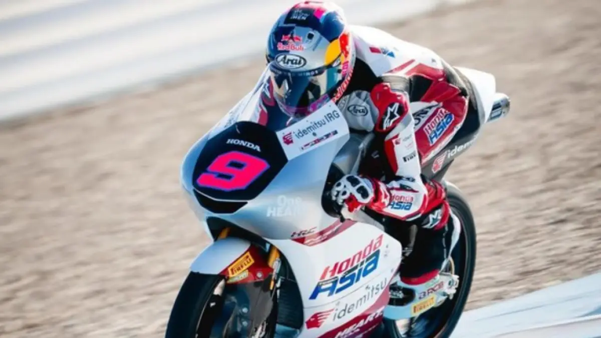 Hasil Practice Moto3 Brasil 2026, Veda Ega finis P3 dan lolos Q2, Almansa tercepat. (Honda Team Asia)