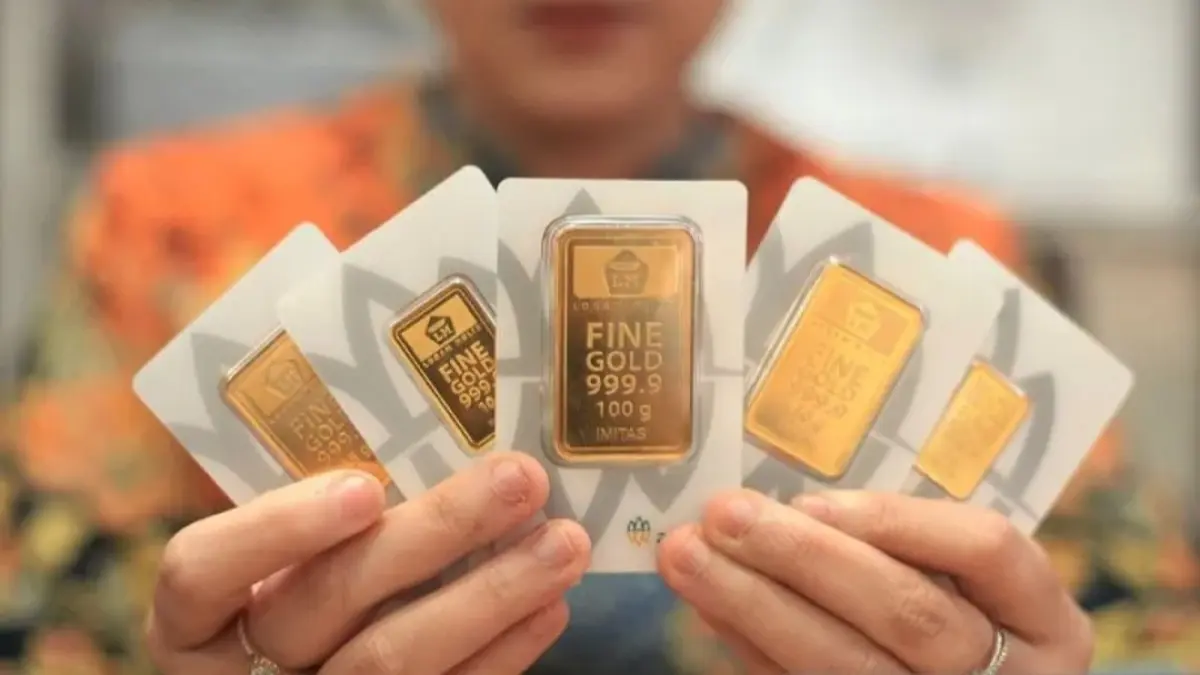 Harga emas hari ini 25 Maret 2026, Galeri 24 dan UBS turun. (Antara)