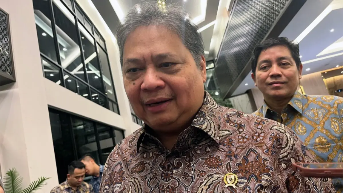 Menteri Koordinator Bidang Perekonomian Airlangga Hartarto. (Jawa Pos)