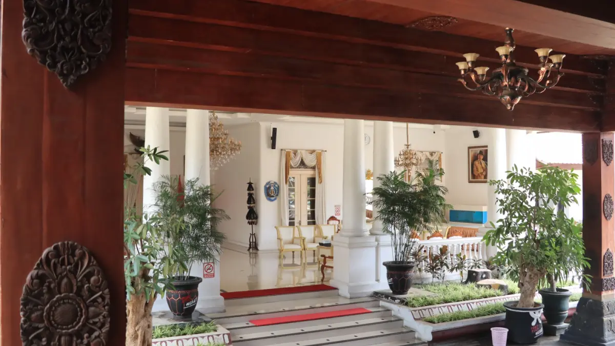 Area Pringgitan Ponorogo yang akan dibangun guest house dengan anggaran Rp 1,4 miliar. SUGENG DWI N/RADAR PONOROGO