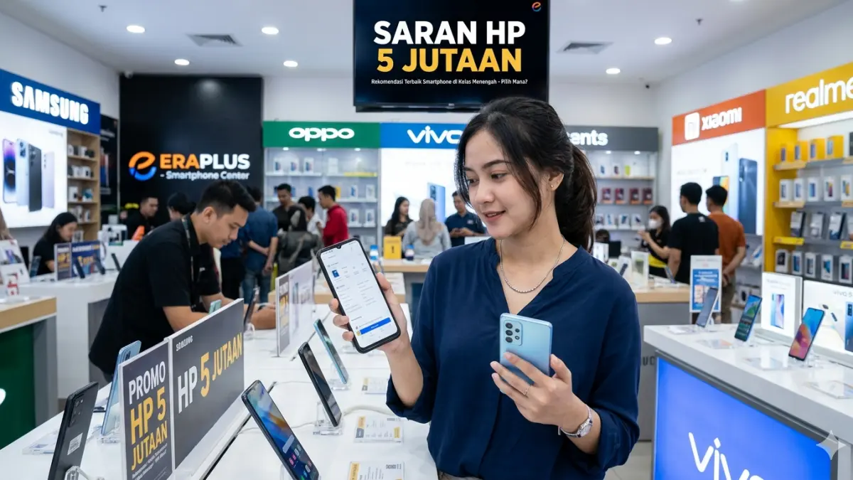Ilustrasi saran hp 5 juta