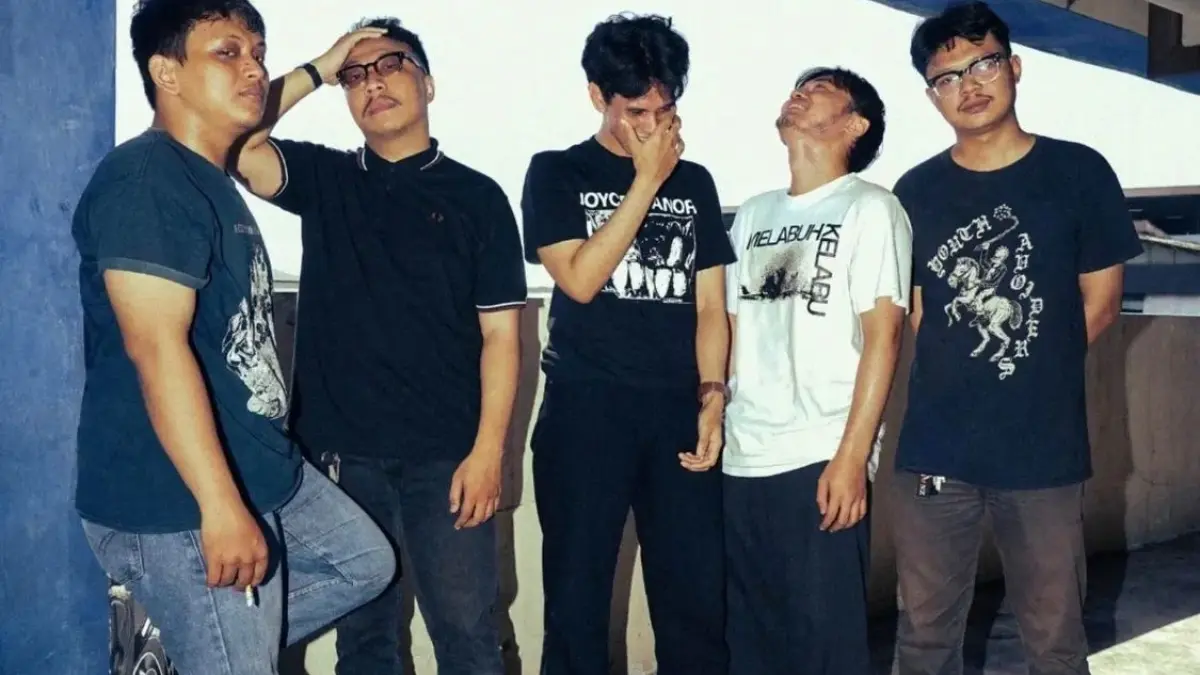 Personel band indie rock Brunobauer. (Instagram @brunobauer.post)