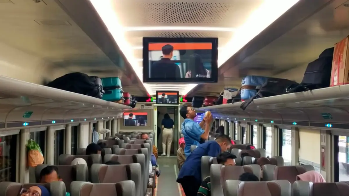 Suasana arus balik Lebaran di wilayah Daop 7 Madiun yang masih dipadati penumpang kereta api. FOTO: HUMAS KAI DAOP 7 MADIUN