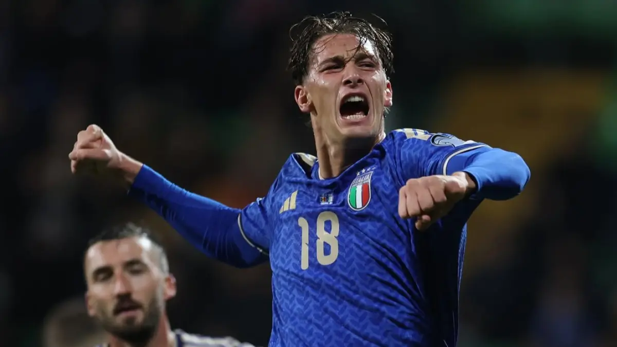 Italia dalam sebuah laga di kualifikasi (Instagram)