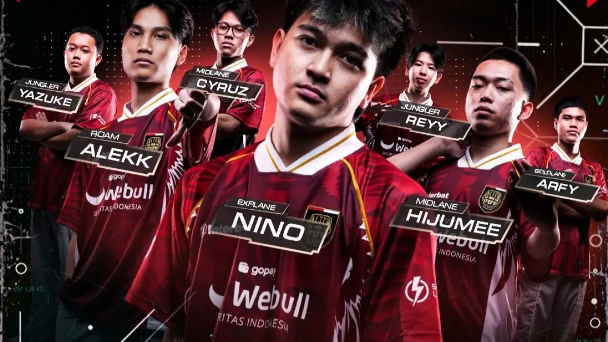 Full roaster Alter Ego di MPL ID S17. (ig @alteregoesports)