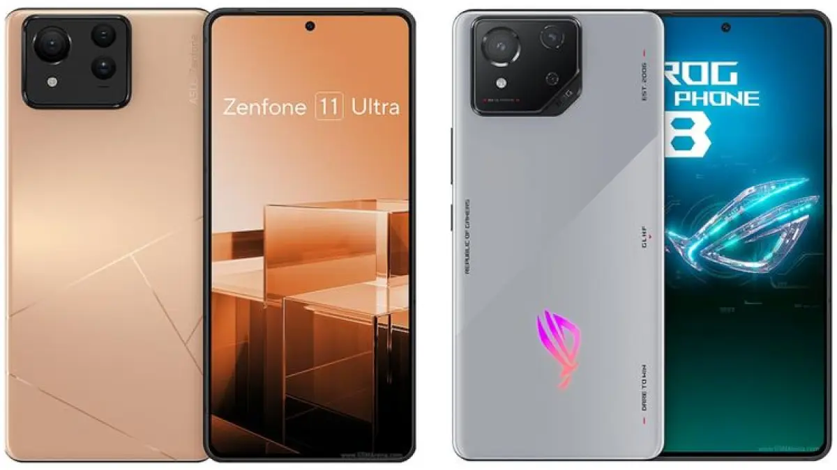 Ilustrasi ASUS ROG dan Zenfone. (GSMArena)