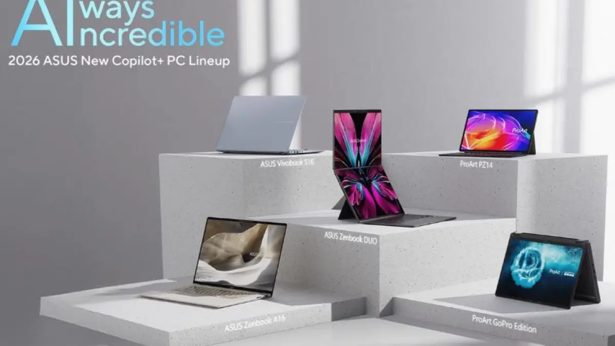 Ilustrasi laptop ASUS 2026. (ASUS)
