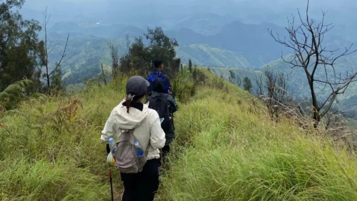 Jalur pendakian Puncak Liman Gunung Wilis via Pulosari, Kare, masih ditutup sambil menunggu proses perizinan dari Perhutani pusat. DOK RADAR MADIUN