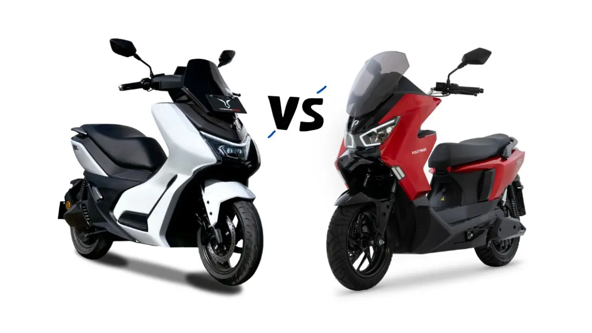 Perbandingan motor listrik Uwinfly M100 dan Polytron Fox 350.