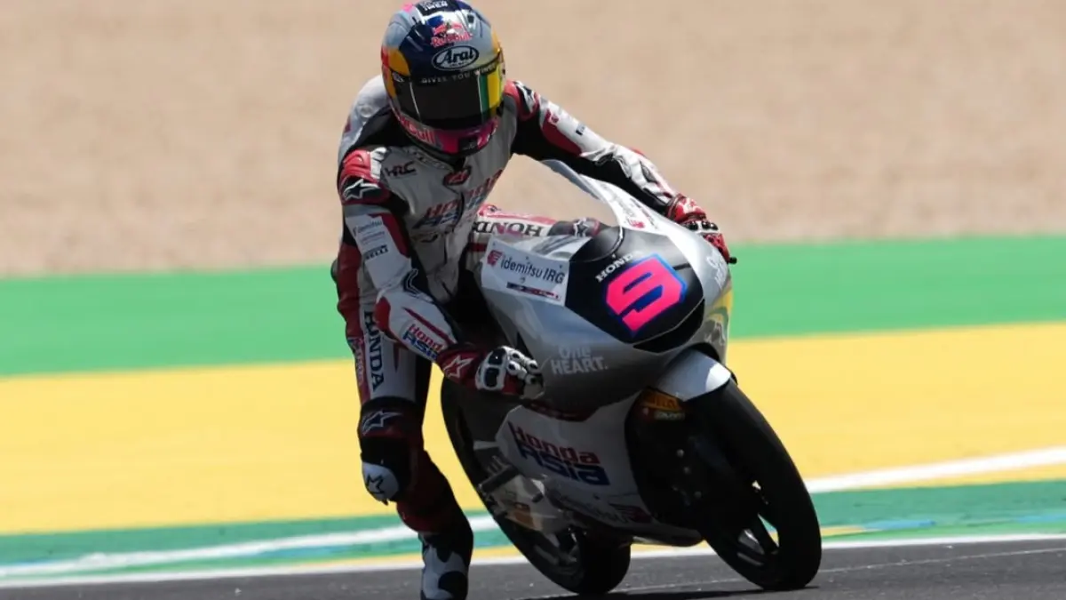 Veda Ega Pratama start P4 Moto3 GP Amerika 2026. (Honda Team Asia)