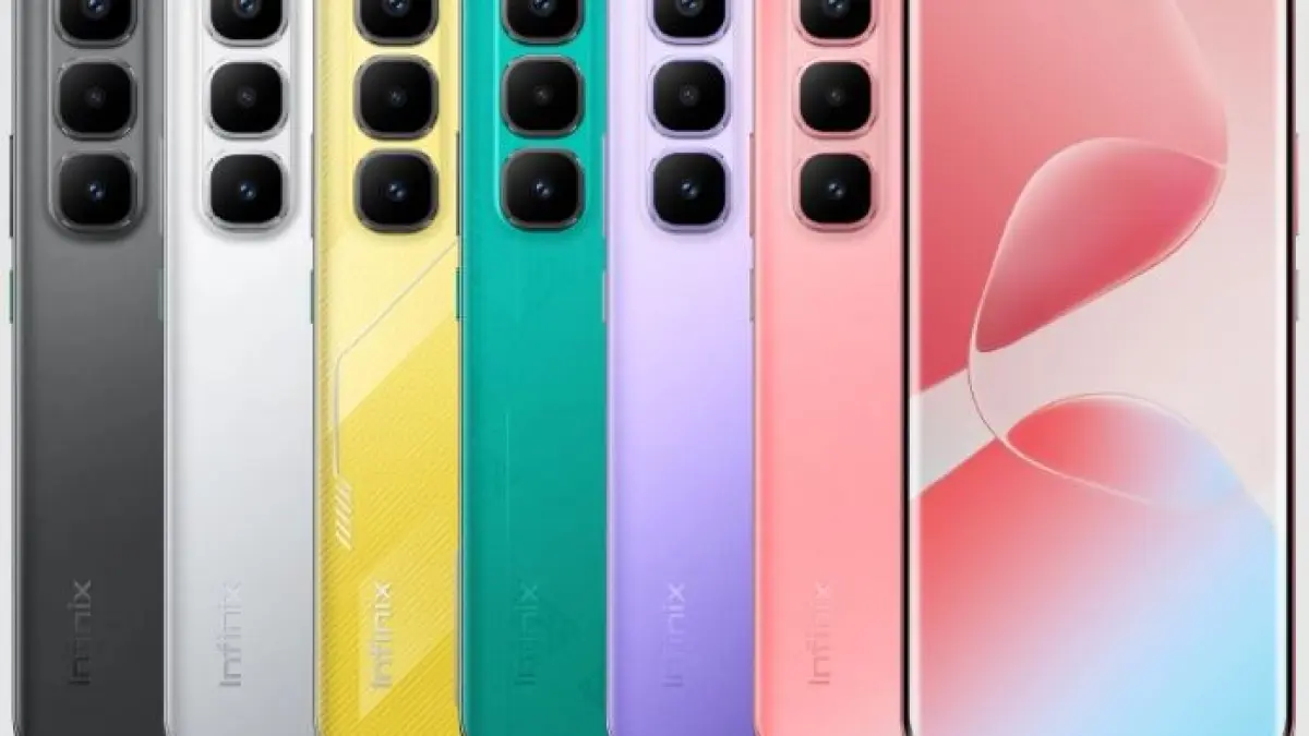 Ilustrasi HP Infinix untuk video editing.