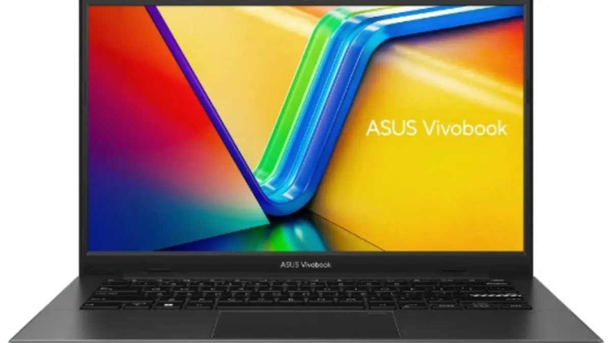 Ilustrasi laptop ASUS Vivobook.
