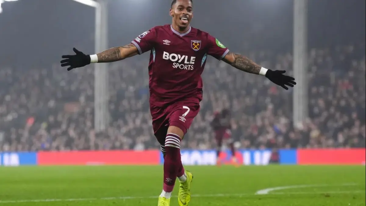 Penyerang sayap West Ham, Crysencio Summerville, tampil cukup mengesankan di Liga Inggris. (VOETBAL INTERNATIONAL)
