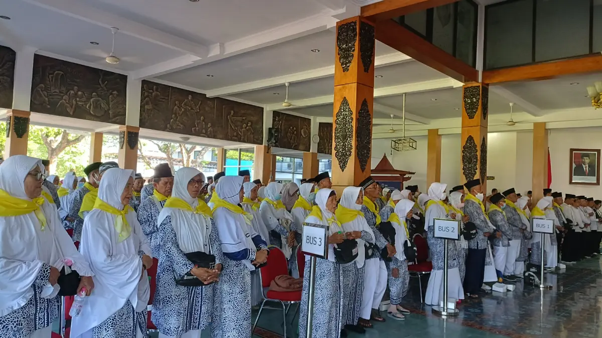 Calon jemaah haji asal Pacitan dipastikan berangkat tahun ini dengan jadwal sesuai rencana. DOK RADAR PACITAN