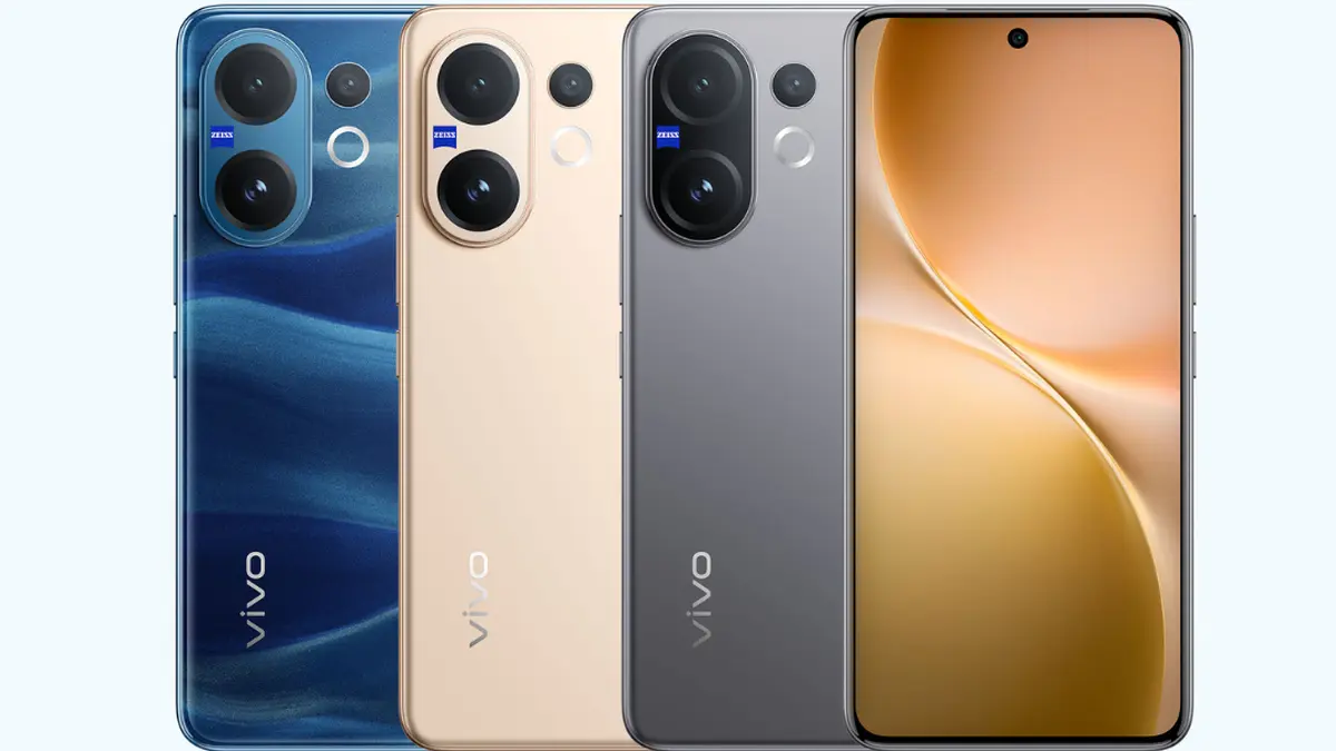 Ilustrasi HP vivo V60. (Vivo) 