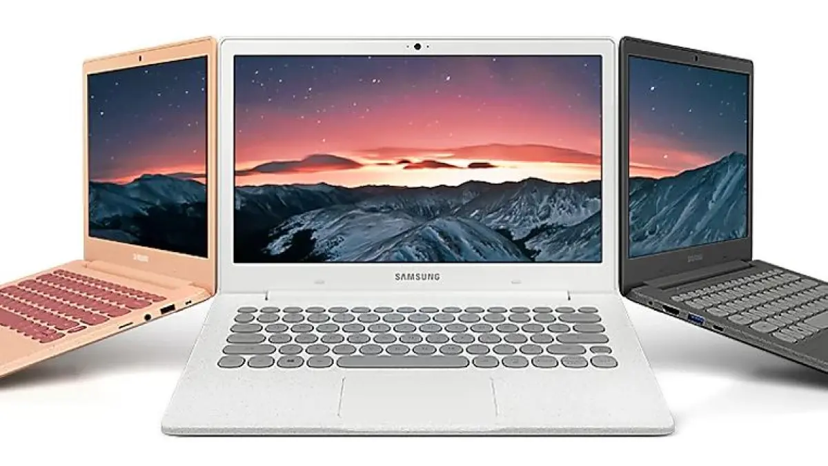 Ilustrasi rekomendasi laptop Samsung dengan AI Lock Detection.