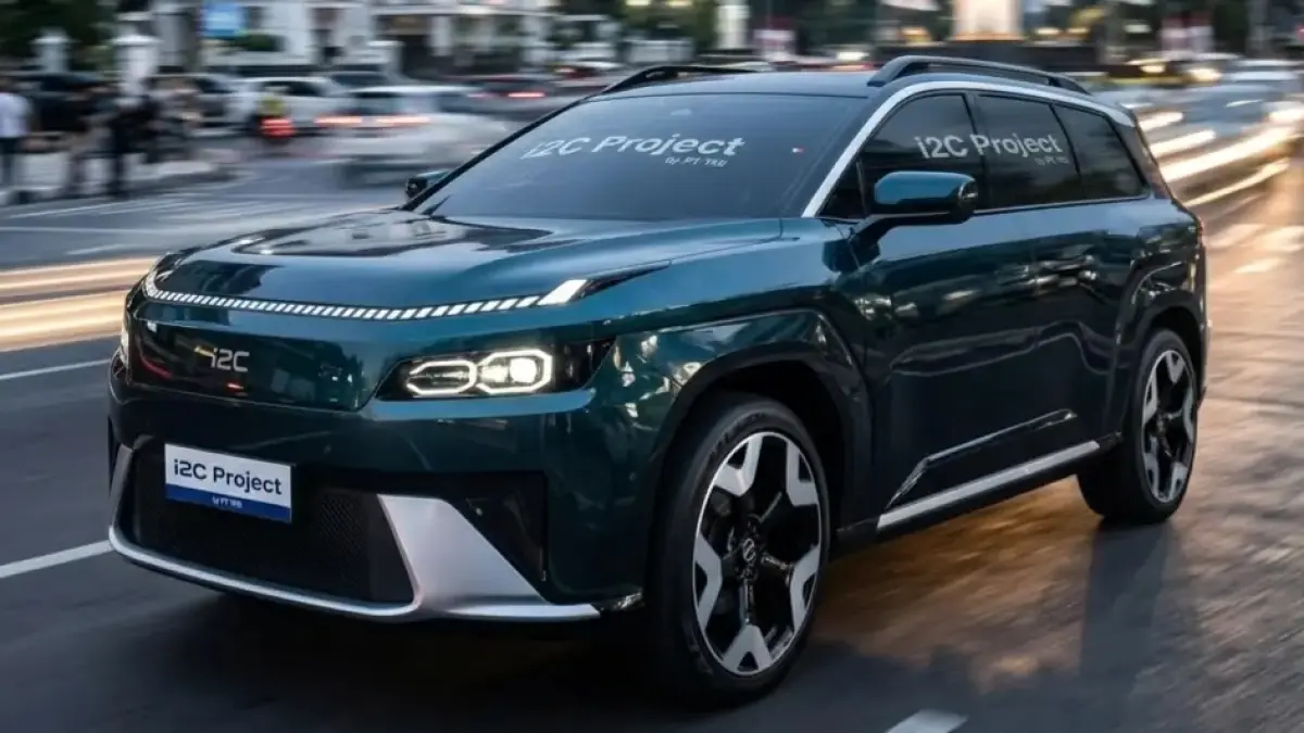 Mobnas i2C merupakan mobil listrik SUV.