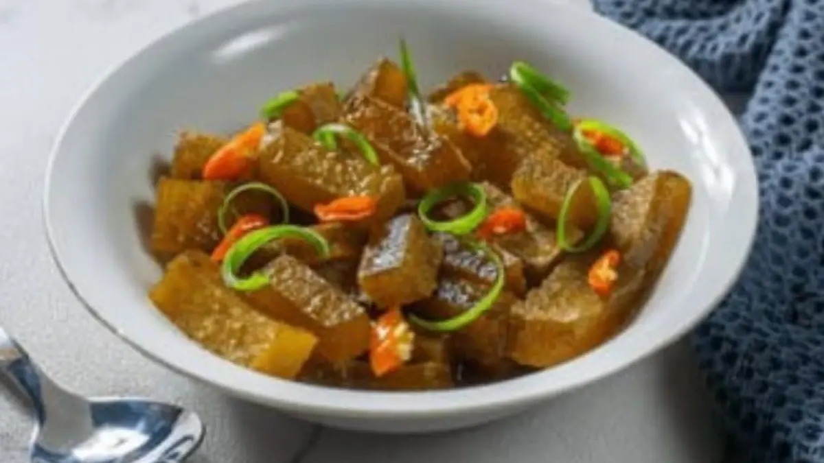 Resep kulit sapi pedas.